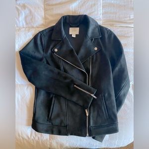 Old Navy Faux Suede Moto Jacket- Tall